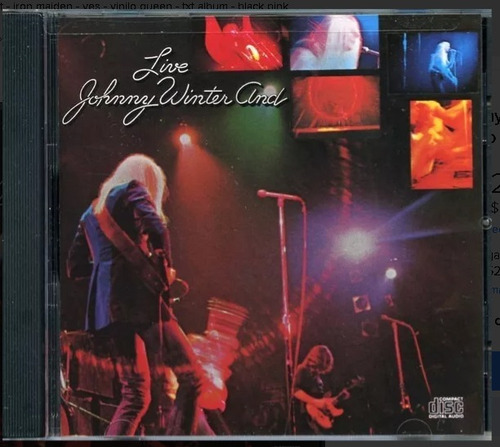 Live Johnny Winter And Cd   Made In Usa