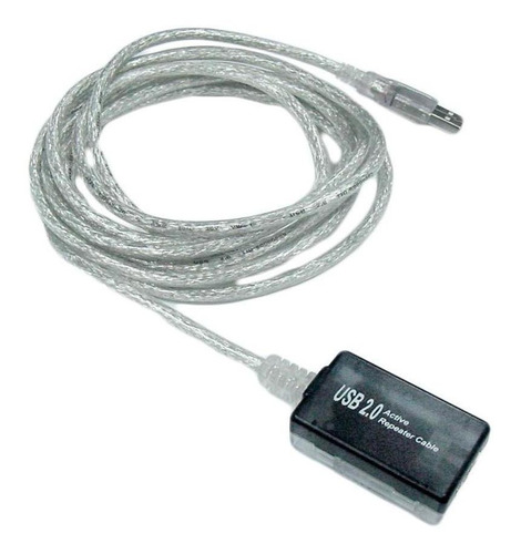 Cable Usb 2.0 Activo Repetidor Booster Extension M H 5 Mts