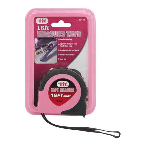 Iit 88430 - Cinta Mtrica Rosa Para Mujer, 16 Pies