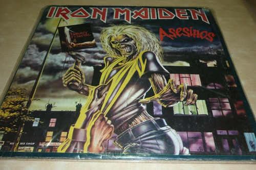 Iron Maiden  Asesinos Vinilo Vintage Excelente Ggjjzz