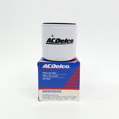 Filtro Aceite Onix Prisma /2019 Full Acdelco 88905845