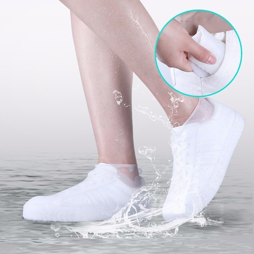 Cubre Zapato Tenis Silicon Protector Para Lluvia Impermeable
