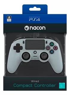 Mando Ps4 Nacon Controller Wired Compact Grey