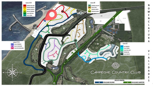Imagen 5 de 30 de Exclusivo Terreno En Country Club Campeche Con Vista Al Mar