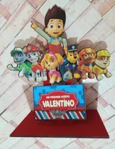 Comprar 15 Centros De Mesa Paw Patrol Fibrofacil 27cm Personalizados