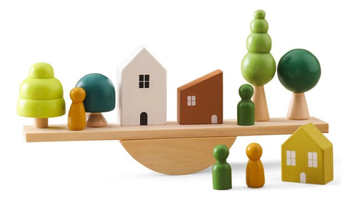 Juguetes Sensoriales Montessori, Bloques Apilables Forest Ho