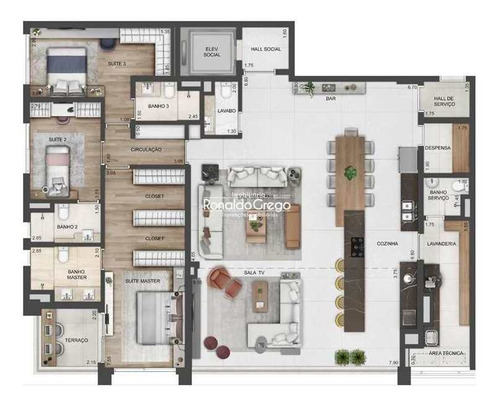 Imagem 12 de 20 de Apartamento Á Venda Com 4 Dorms, Vila Mariana, Sp- R$ 3.7 Mi - V4559