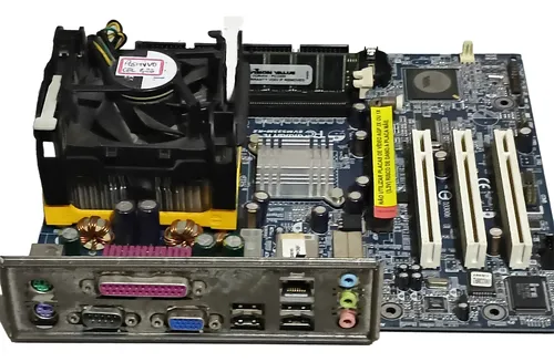 comprar Placa Mãe Gigabyte 8vm533m-rz + Celeron 2,26ghz 478p