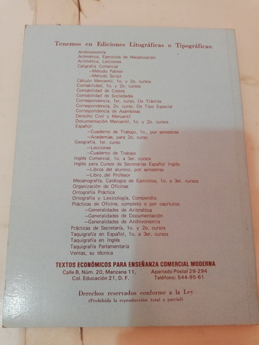 Organización De Oficinas Fernando Cacho (Usado)