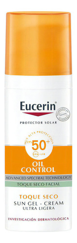 Eucerin Sun Gel Crema Oil Control Dry Touch Fps-50 50ml