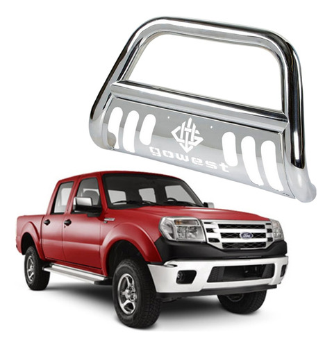 Burrera Protector Bar Cromada Ford Ranger 2010 - 2012 