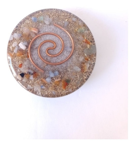 Imagen 1 de 2 de Orgon Orgonita Transmutador Circulo Espiral Triskel