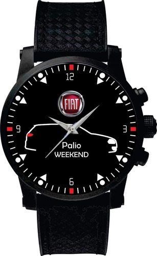 Relógio De Pulso Personalizado Carro Palio Week- Cod.ftrp077