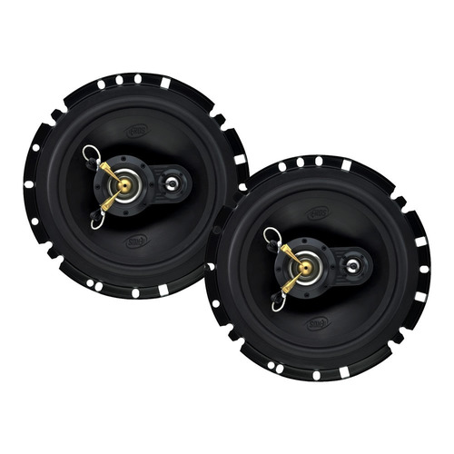 Par De Alto Falante 120w Rms Eros E6300 6 Polegadas Triaxial