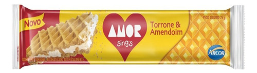 Torrone Amor Arcor Turron Amedoim 25g Atacado Revenda