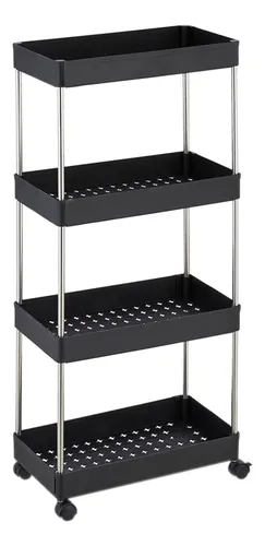 Carrito Organizador Estante De Cocina Baño Con Ruedas