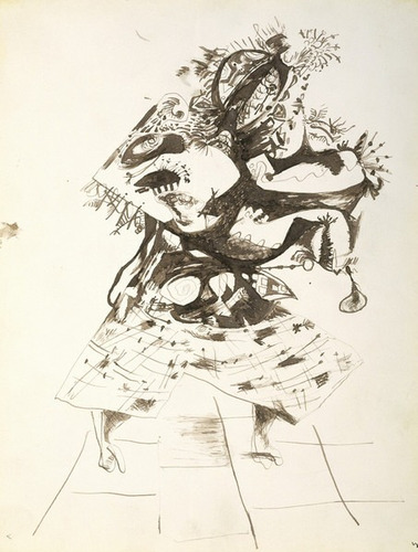 Lienzo Tela Jackson Pollock Dibujos De Cuaderno 3 70x93cm