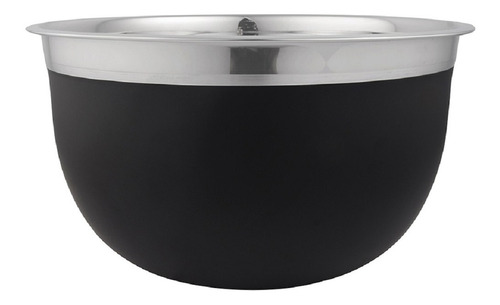 Bowl Acero Inox D29cm Exterior Negro Mate