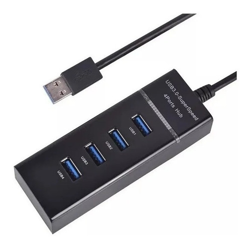 Hub Usb 3.0 1x4 Puertos Super Speed 5 Gbps