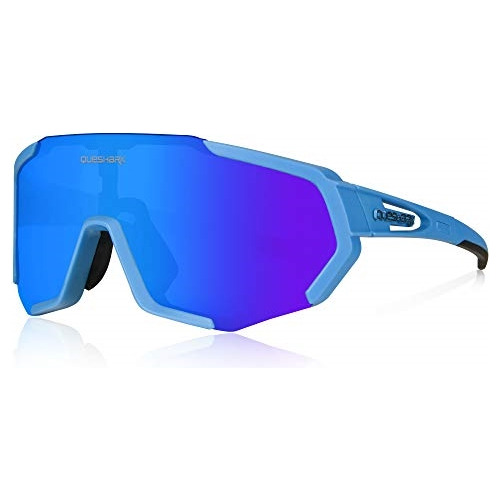 Lentes Deportivos Polarizados De Ciclismo Color Azul