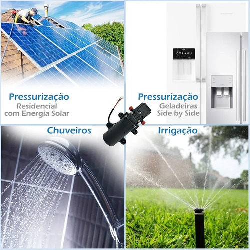 Imagem 2 de 7 de Bomba D'água Solar Alta Pressão 12v 110 Psi - A Mais Forte!