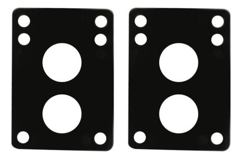 2 Peças Skate Longboard Riser Almofadas De Choque 6mm A