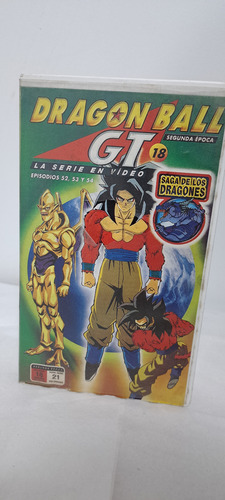 Vhs Dragon Ball Gt 18 Segunda Época Episodios 