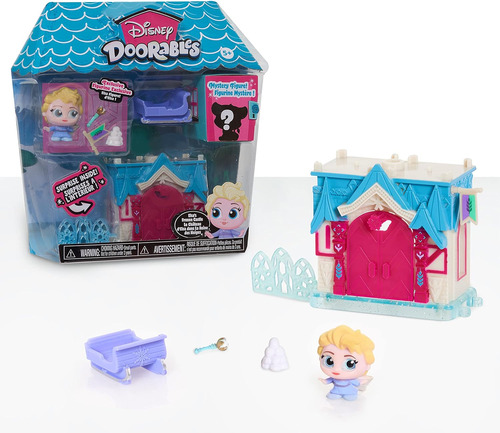 Disney Doorable Mini Playset Elsas Frozen Castle, Juego De J