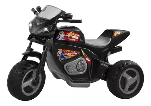 Mini Moto Eletrica Infantil Menino Max Turbo V6 Frete Grátis