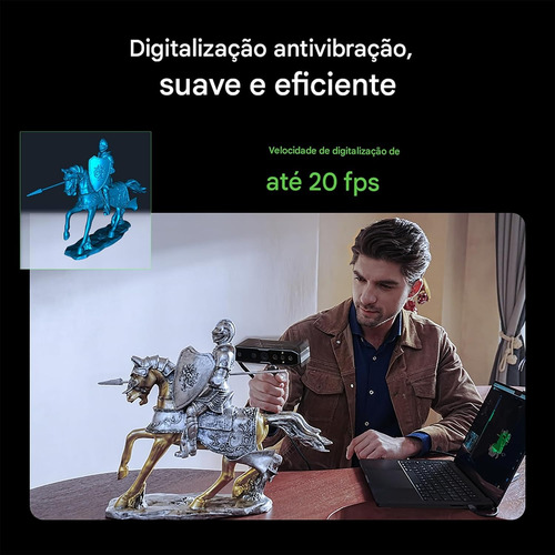 Scanner 3d Creality Cr-scan Otter Impressão 3d 0.02 Mm