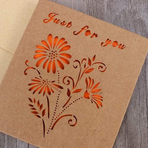 Tarjetas Para El Día De La Madre, Papel Kraft, 10 Unidades