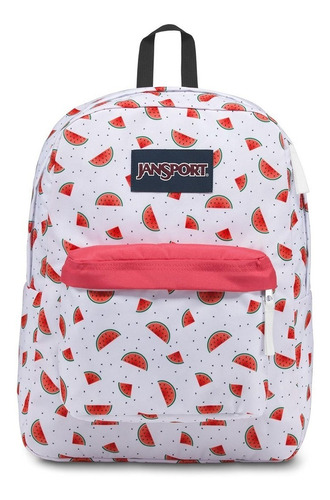 Mochila Jansport Superbreak Watermelon Rain 25l Regalosleon