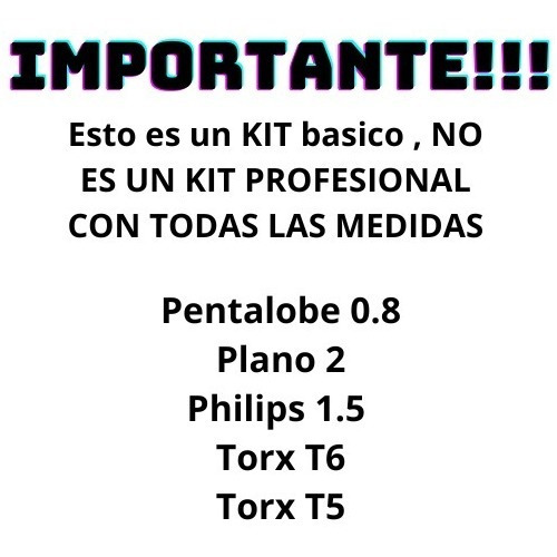 Kit Herramientas iPhone 6 Plus 6s 5 5s Se Destornillador