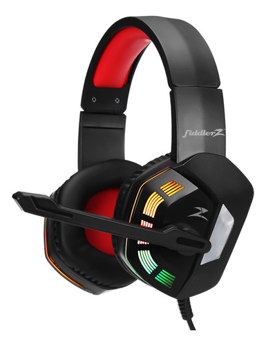 Imagen 1 de 4 de Audífonos Gamer Retroiluminado Led Rgb Hp837 Fiddler Z
