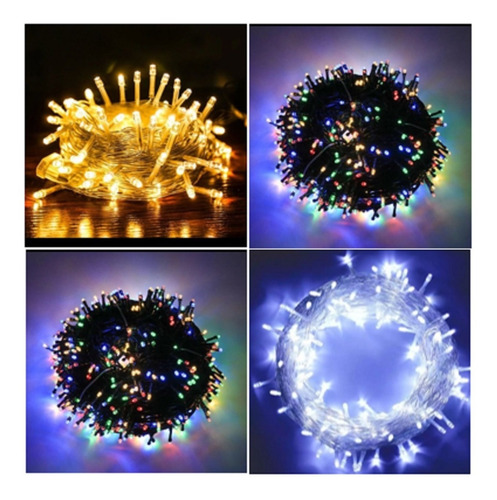 Imagen 1 de 3 de Luces Led Luz Navidad 500 Bombillos Pascua Boda Color Arbol