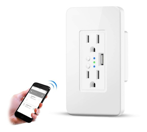 Enchufe Wifi Usb Tipo Sonoff Smartlife Alexa Inteligente