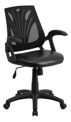 Flash Furniture Silla De Oficina Giratoria De Malla Negra Co