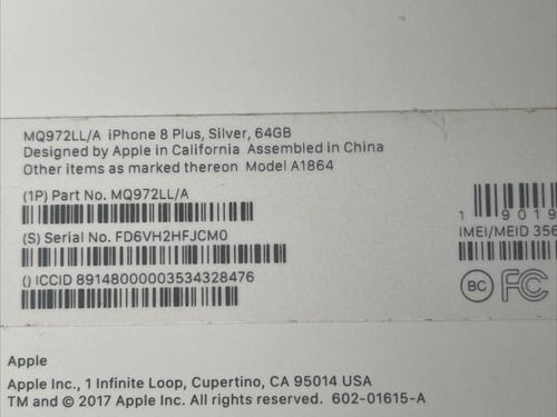 Imagen 3 de 7 de Nuevo iPhone 8 Plus 256gb Plata