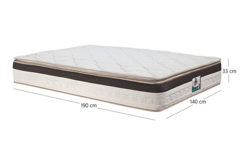 Combo Dormiluna: Colchon Resortado Doble Mercurio Unitop 140
