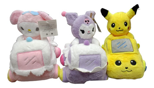 Peluche Carro Pikachu Melody O Kuromi 25 Cm Importado 