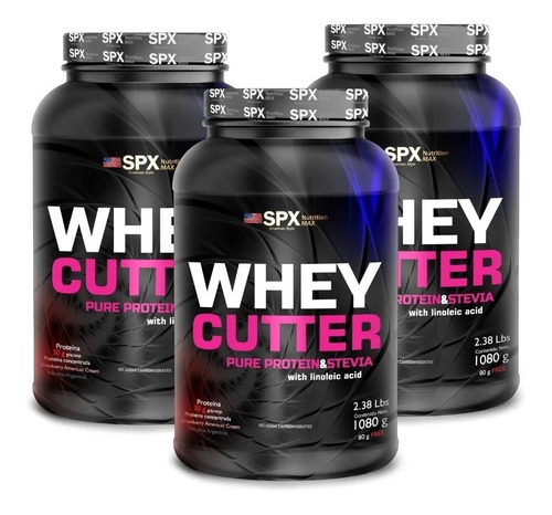 3 Proteina Whey Cutter Spx Con Quemador De Grasa