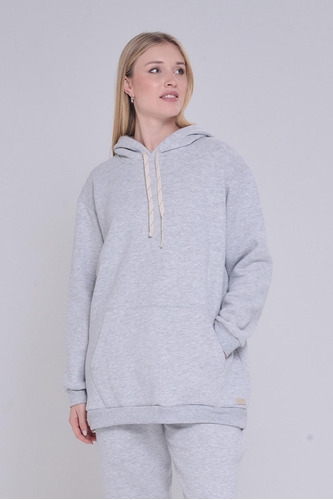 Hoodie Mujer De Friza Maybe Luz De Mar