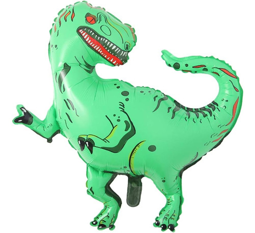  Globos Dinosaurio Tiranosaurio Rex Gigante Verde