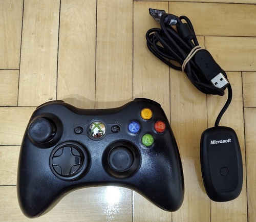 Receptor Inalambrico Usb Para Pc+joystick Xbox 360 Impecable