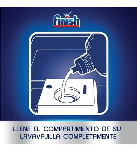 Imagen 7 de 7 de Combo Abrillantador Lavavajillas Automatico Finish 400ml X12