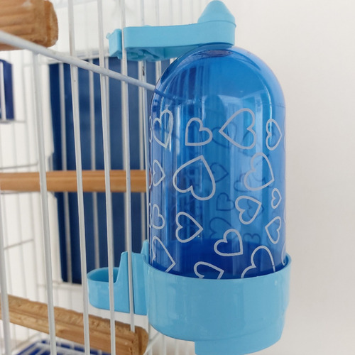 6un - Bebedouro Para Calopsita E Ring Só Love Gigante 200ml