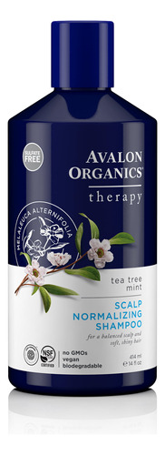 Champú Normalizador Avalon Organics Tea Tree Mint Scalp, 14