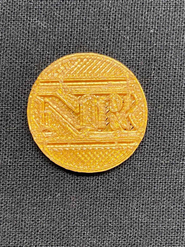 Imagen 2 de 4 de Ficha - Numismatica Rosario - Coin Show 2019 - Simil Oro