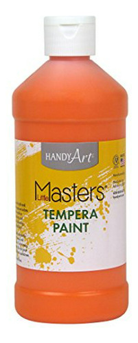 Pintura Tempera Little Masters, Naranja 16oz.