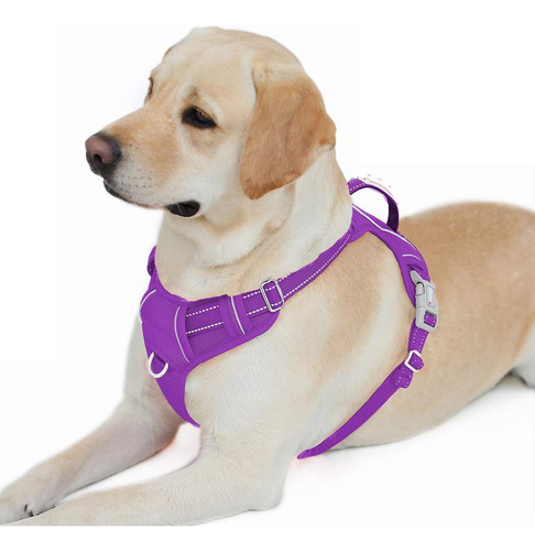 Arnés Para Perro Sin Tirones, Clip Frontal, Resistente, Refl